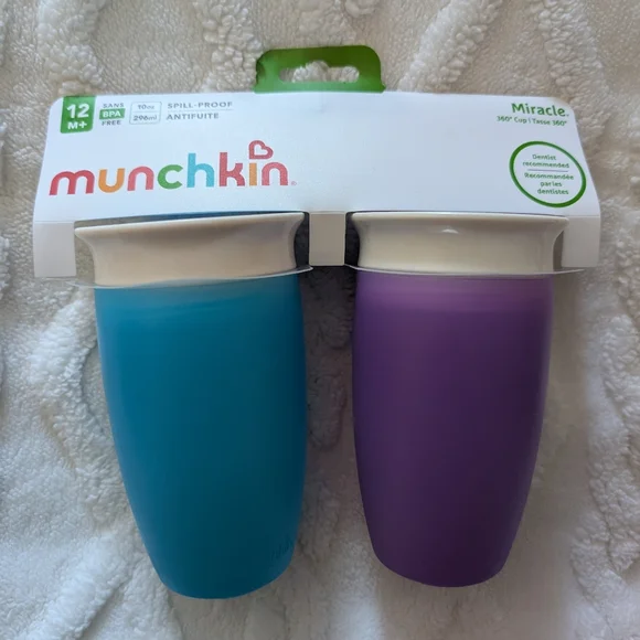 Munchkin 360 Miracle Sippy Cup Set. Toddlers Cups - Picture 2 of 8